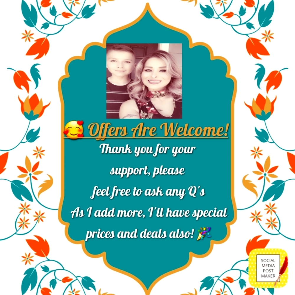 Many items from woman's, men's, kids, make-up, home goods, accessories, & more❣️